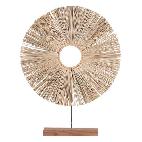 FIGURA NATURAL FIBRA NATURAL DECORACIÓN 66 X 8 X 79 CM