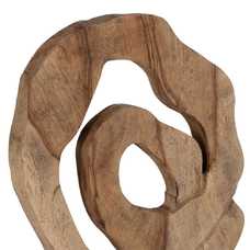 ESCULTURA NATURAL MADERA DE MANGO 26 X 8,50 X 52 CM ESCULTURA NATURAL MADERA DE MANGO 26 X 8,50 X 52 CM