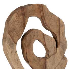 ESCULTURA NATURAL MADERA DE MANGO 26 X 8,50 X 52 CM