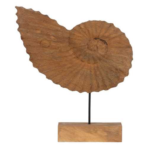 ESCULTURA CARACOLA NATURAL 49,50 X 9 X 53,50 CM