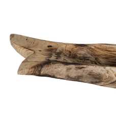 CENTRO MESA PEZ MADERA PAULONIA 76 X 13 X 26 CM