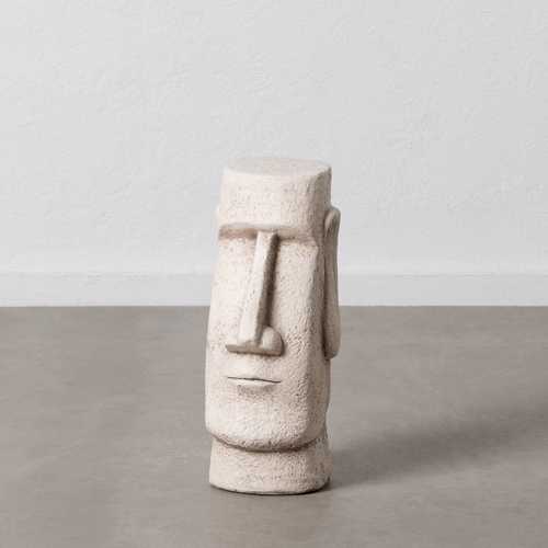 ESCULTURA ISLA DE PASCUA MAGNESIO 24 X 24 X 55 CM