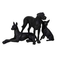 FIGURA PERRO NEGRO POLIRESINA DECORACIÓN 37,50 X 13,50 X 22 FIGURA PERRO NEGRO POLIRESINA DECORACIÓN 37,50 X 13,50 X 22