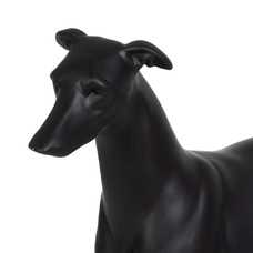 FIGURA PERRO NEGRO POLIRESINA DECORACIÓN 39 X 15 X 34,50 CM FIGURA PERRO NEGRO POLIRESINA DECORACIÓN 39 X 15 X 34,50 CM