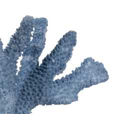 FIGURA CORAL AZUL RESINA DECORACIÓN 27 X 15 X 21 CM