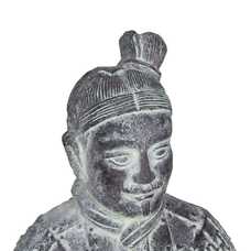 ESCULTURA GUERRERO FIBRA DE MAGNESIO 33 X 34 X 75 CM ESCULTURA GUERRERO FIBRA DE MAGNESIO 33 X 34 X 75 CM