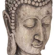 ESCULTURA BUDA FIBRA DE MAGNESIO 25 X 25 X 54 CM