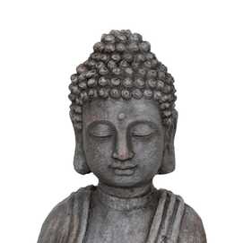 ESCULTURA BUDA FIBRA DE MAGNESIO 16 X 14 X 56 CM