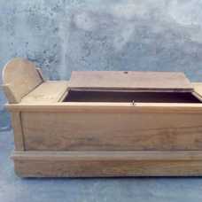 ARCÓN ANTIGUO MADERA DE TEKA 90 X 218 X 103 CM