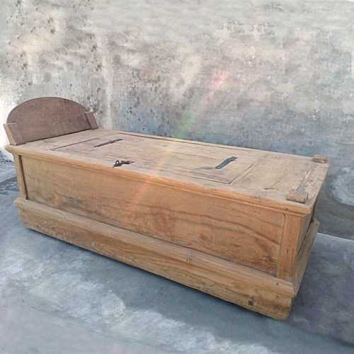 ARCÓN ANTIGUO MADERA DE TEKA 90 X 218 X 103 CM