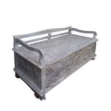 BANCO ANTIGUO TEKA MACIZA 186 X 80 X 90 CM