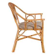 SILLA NATURAL "RATTAN" SALÓN 56 X 60 X 84 CM