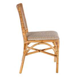 SILLA NATURAL "RATTAN" SALÓN 45 X 57 X 85 CM