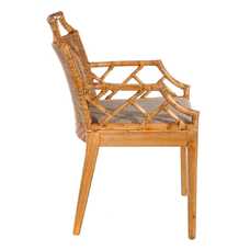 SILLA NATURAL MADERA MINDI SALÓN 59 X 61 X 88 CM