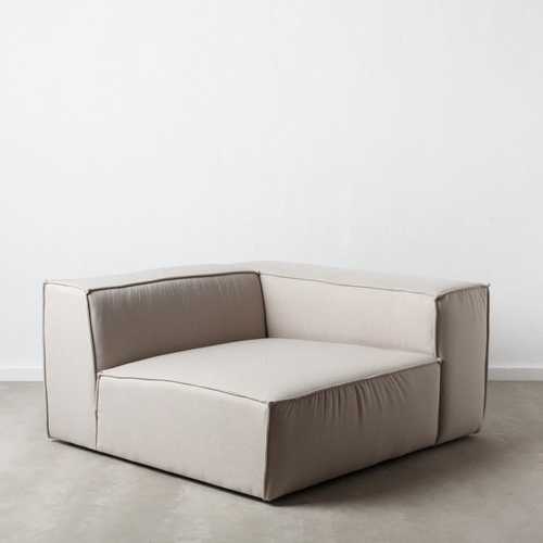 ESQUINA MÓDULO DCHA LARGO GRIS TEJIDO 134 X 130 X 68 CM