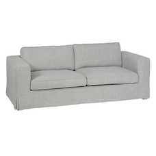 SOFÁ 3 PLAZAS GRIS TEJIDO SIENA 222 X 95 X 80 CM