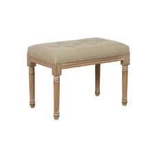 BANQUETA NATURAL-BEIGE TEJIDO-MADERA 65 X 41 X 48 CM BANQUETA NATURAL-BEIGE TEJIDO-MADERA 65 X 41 X 48 CM