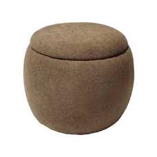 PUF BAÚL TAUPE DM-TEJIDO 55 X 55 X 43 CM