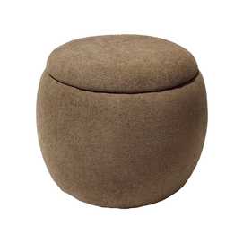 PUF BAÚL TAUPE DM-TEJIDO 55 X 55 X 43 CM