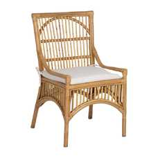 SILLA FIBRA NATURAL SALÓN 57 X 57 X 90 CM