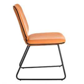 SILLA CAMEL PU/METAL MODERNO SALÓN 45 X 61 X 84,50 CM