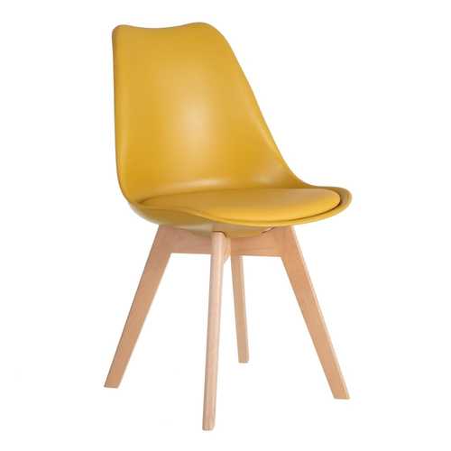 SILLA AMARILLO POLIPROPILENO 49 X 43 X 84 CM