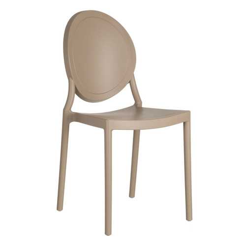 SILLA BEIGE POLIPROPILENO 41 X 41 X 87 CM