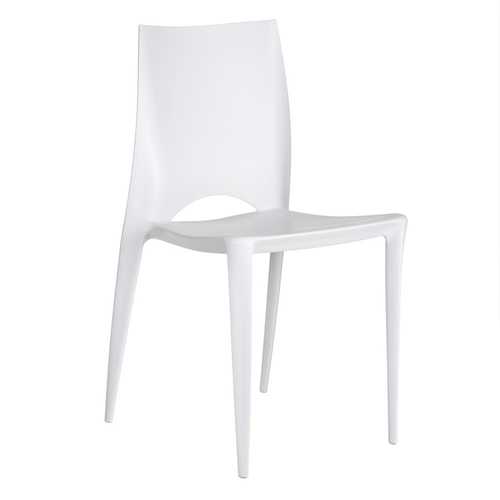 SILLA BLANCO POLIPROPILENO 44 X 41 X 84 CM