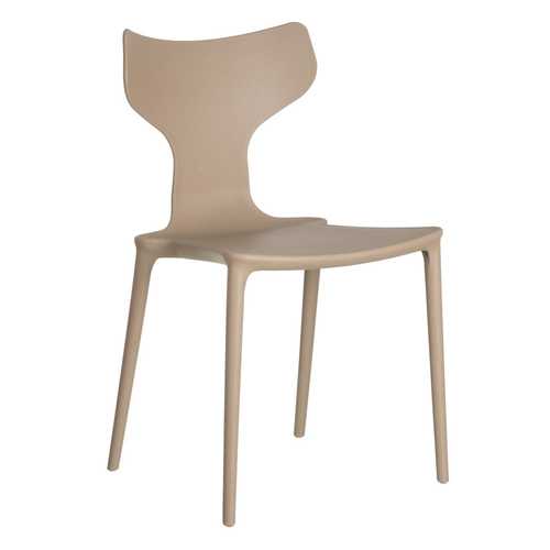 SILLA BEIGE POLIPROPILENO 47 X 41 X 83,50 CM