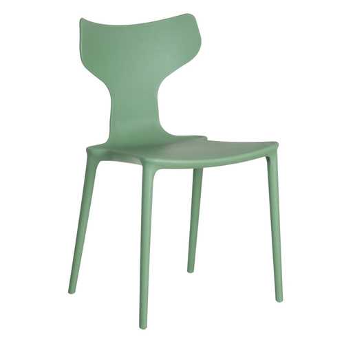 SILLA VERDE MENTA POLIPROPILENO 47 X 41 X 83,50 CM