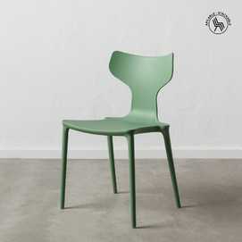 SILLA VERDE MENTA POLIPROPILENO 47 X 41 X 83,50 CM