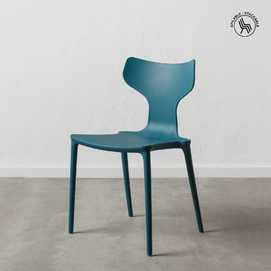 SILLA AZUL POLIPROPILENO 47 X 41 X 83,50 CM