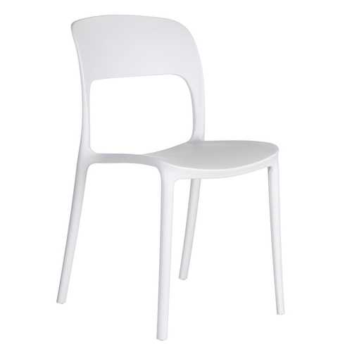 SILLA BLANCO POLIPROPILENO 43 X 43 X 83,20 CM