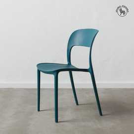 SILLA AZUL POLIPROPILENO 43 X 43 X 83,20 CM