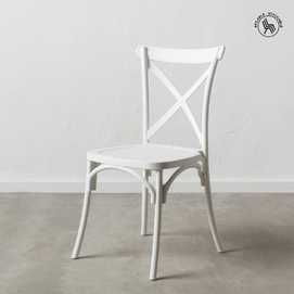 SILLA BLANCO POLIPROPILENO 48,50 X 43 X 91 CM