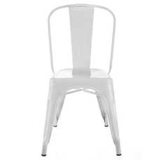 SILLA BLANCO METAL DALLAS INDUSTRIAL 45 X 52,50 X 85 CM