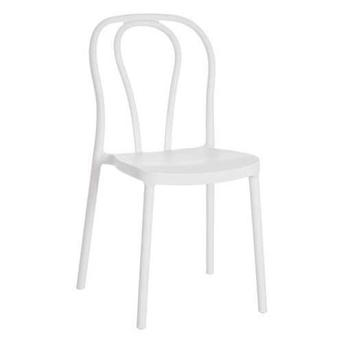 SILLA BLANCO POLIPROPILENO 43 X 53 X 85 CM