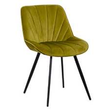 SILLA TERCIOPELO VERDE SALÓN 51 X 55 X 82 CM SILLA TERCIOPELO VERDE SALÓN 51 X 55 X 82 CM