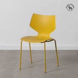 SILLA AMARILLO PP SALÓN 43 X 42 X 79 CM