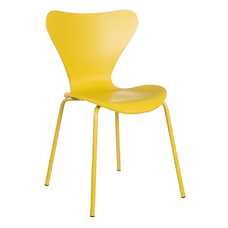 SILLA AMARILLO PP/METAL 46,50 X 50 X 83 CM SILLA AMARILLO PP/METAL 46,50 X 50 X 83 CM