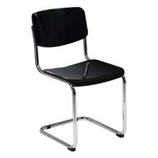 SILLA NEGRO METAL/ABS SALÓN 43,50 X 50 X 83 CM SILLA NEGRO METAL/ABS SALÓN 43,50 X 50 X 83 CM