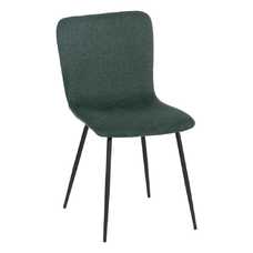 SILLA VERDE TEJIDO-METAL SALÓN 44 X 55 X 82 CM