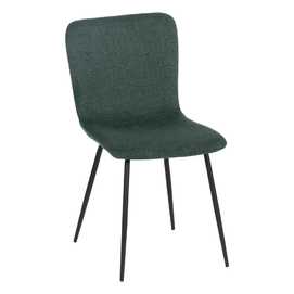 SILLA VERDE TEJIDO-METAL SALÓN 44 X 55 X 82 CM
