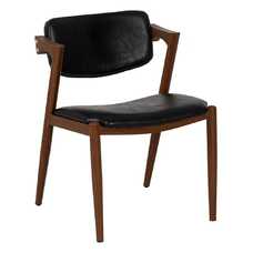 SILLA NEGRO-MARRÓN PU/METAL SALÓN 56 X 52 X 72 CM SILLA NEGRO-MARRÓN PU/METAL SALÓN 56 X 52 X 72 CM