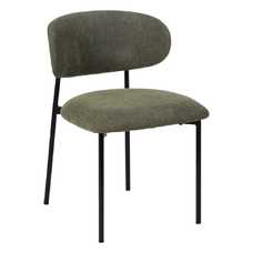 SILLA VERDE TEJIDO-METAL SALÓN 50 X 54 X 73,50 CM