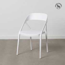 SILLA BLANCO POLIPROPILENO SALÓN 54 X 51 X 81 CM