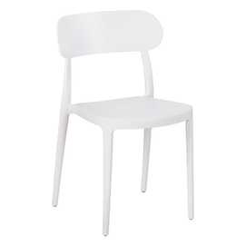 SILLA BLANCO POLIPROPILENO SALÓN 48,50 X 50 X 80 CM