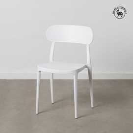 SILLA BLANCO POLIPROPILENO SALÓN 48,50 X 50 X 80 CM