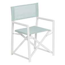 SILLA DIRECTOR VERDE-BLANCO 56 X 53 X 84 CM