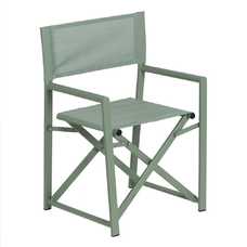 SILLA DIRECTOR VERDE ALUMINIO-TEXTILENO 56 X 53 X 84 CM